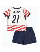 Yhdysvallat Timothy Weah #21 Kotipaita Lasten MM-kisat 2026 Lyhythihainen (+ shortsit)